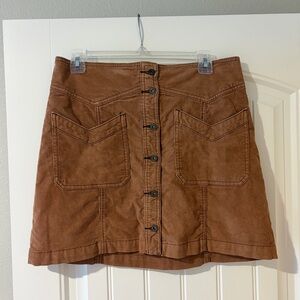 Adorable Free People corduroy skirt